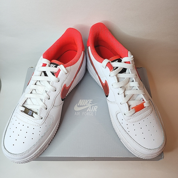 Nike Air Force 1 LV8 GS Double Swoosh Bright Crimson CW1574-101 Size 6.5 New - Picture 12 of 12